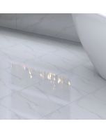 بلاط أرضيات 30×30×0.9 سم - رمادي فاتح