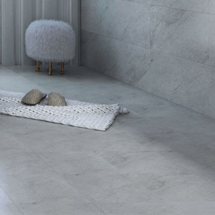بلاط أرضيات 30×30×0.9 سم - رمادي حجري