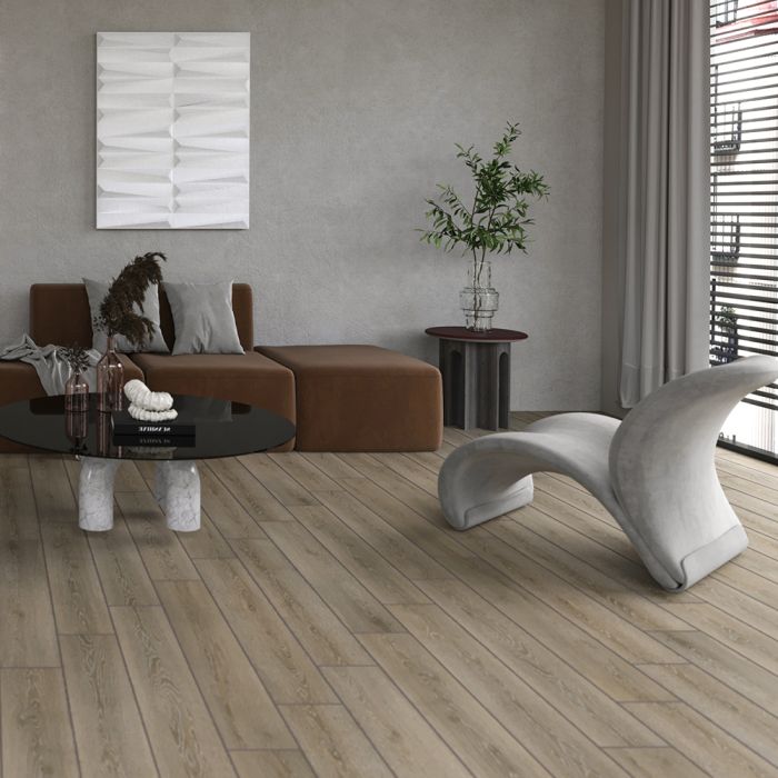 بلاط أرضيات 15×90×1.0 سم - بيج فاتح 