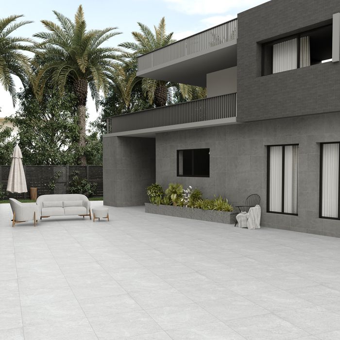 بلاط أرضيات 60×60×1.5 سم - رمادي فاتح 