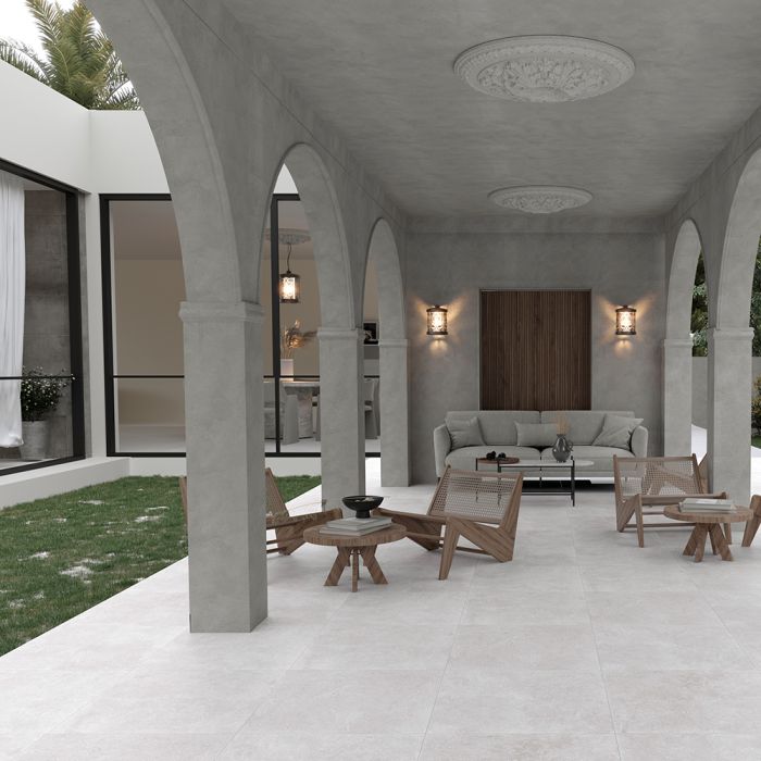بلاط أرضيات 60×60×1.5 سم - رمادي فاتح 