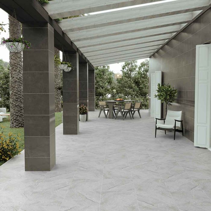 بلاط أحواش 50×50× 1.4 سم - رمادي فاتح 