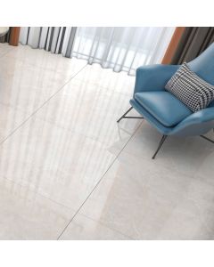 بلاط أرضيات 60×60×1.0 سم - بيج فاتح 