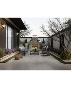 بلاط أرضيات 43×43×1.2 سم - رمادي رخامي