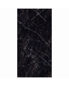 بلاط جدران/ أرضيات بورسلان 60×120×1.0 سم - أسود رخامي