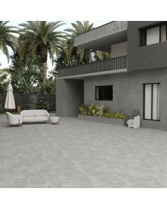 بلاط ديكور أرضيات 60×60×1.5 سم - رمادي 